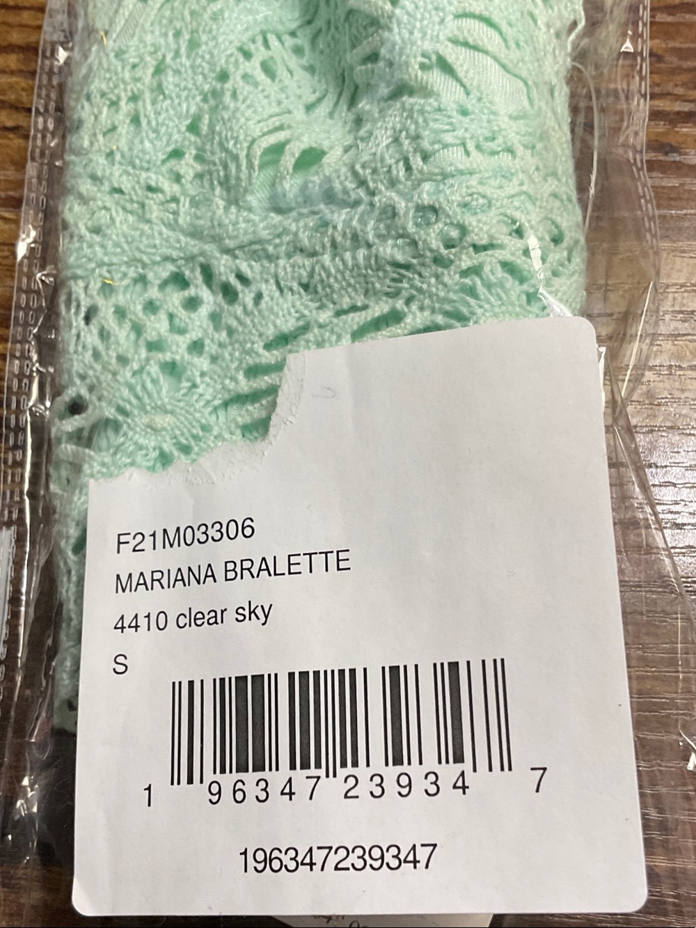 Free People Mariana Bralette in Light Mint (Clear Sky)